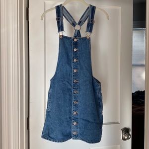 Overall Denim Dress